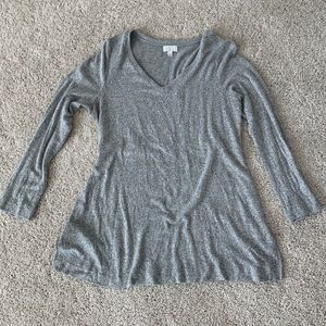 Aglow Gray Maternity Sweater
